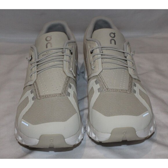 ON CLOUD CLOUD 5 MEN'S RUNNING ATHLETIC SHOES CREAM SAND NIB - Picture 5 of 9
